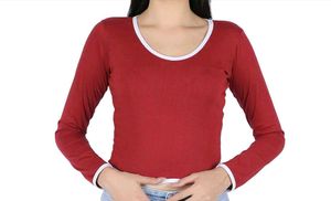 Maroon Long Sleeve Top