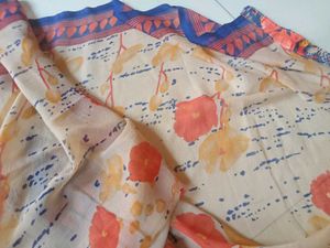 Floral Print Fabric Duppata/Stall