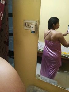 Pink Silk Nighty