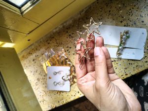 Korean earrings &amp; hair Accessories Gift Set 🩷