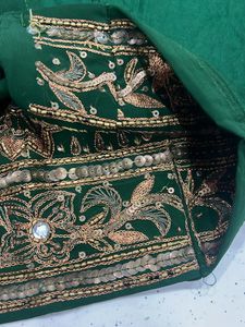 Green Embroidered Blouse 👚