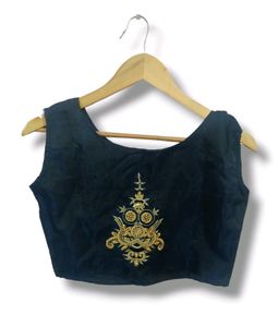Navy Blue Lehenga Choli (Women&#39;s)