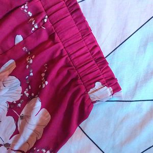 Floral Print Lounge Shorts