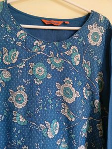 Floral Print long Kurti