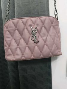 YSL Inspired Pink Quilted Bag