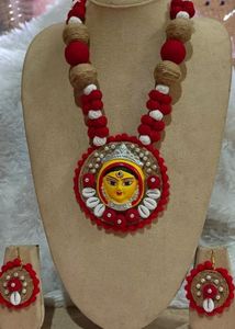 Durga Necklace And Earings Set