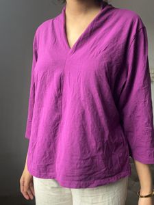 Korean Soft Purple Top