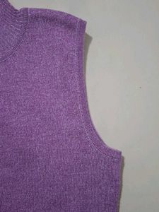 Sleeveless Turtleneck Top