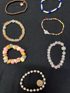 Set of 10 Beaded Bracelet
