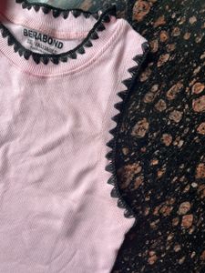 Cute pink tank top