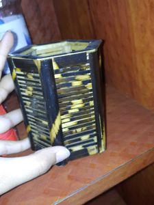 Wooden Pen Stand