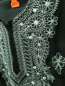 Chikenkari Kurti Set With Inner