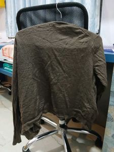 Brown Zara Knit Cardigan