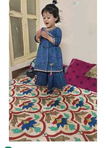 Blue Ethnic Dress Set