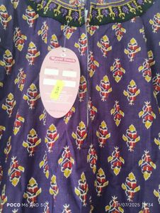 Purple Printed Nighty