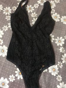 H&M Black Lace Bodysuit