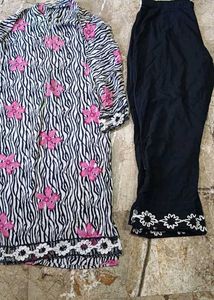 Floral Print Kurta Set