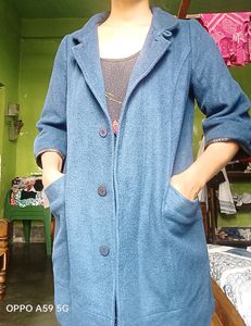 Zara Woman Wool Blend Coat