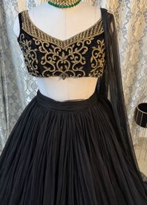 Elegant Black Lehenga Choli