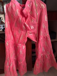 Pink Sharara Set