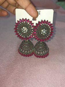 SALE 🆕Pink Jhumka Earrings