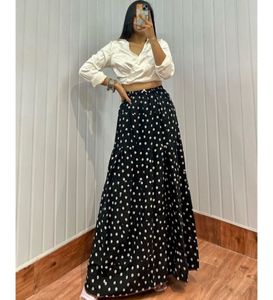 Trendy Layered Flowy Skirt