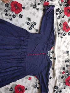 Navy Blue Kurta