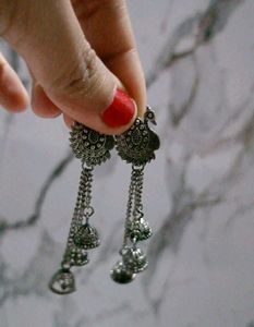 Peacock Jhumka Earrings