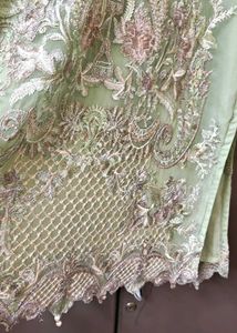 pakistani chiffon Embroidered Kurta set