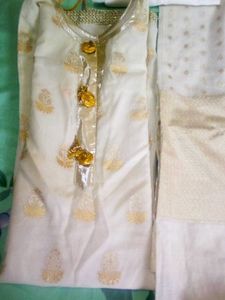 Pure Chanderi Kurta,Inner,Dupatta Set