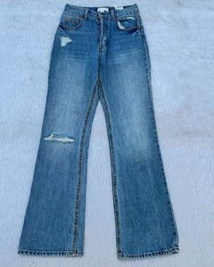 H&M Ripped Straight Fit Jeans