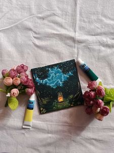 Mini Enchanted Lantern Artwork Painting