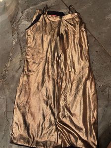Party ware bronze dress for baby