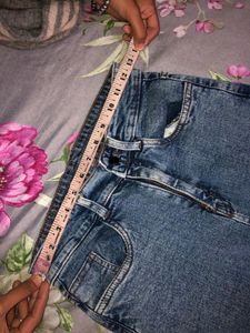 Straight Fit Denim Blue Jeans