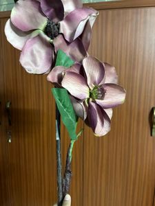 Set of 2 Artificial Magnolia Flowers