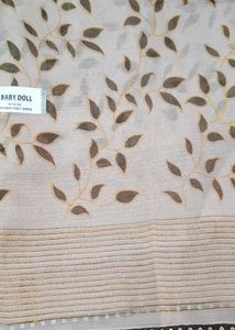 New With Blause Elegant Floral Saree