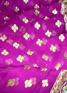 Heavy Designed Saree With Stitched Blouse