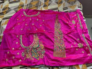 Party Wear Saree With Designer Blouses Pics