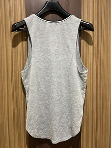 Gray Floral Tank Top