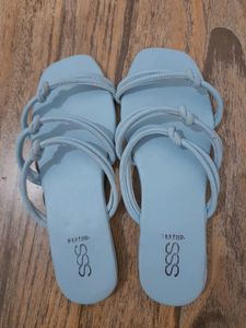 Final!!! price drop💥SSS light blue flats size 35
