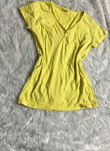 Polka Dot Yellow Top✨