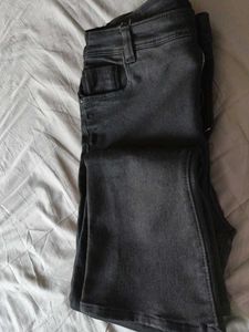 Black Stretchable Bootcut Jeans