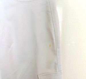 White Cargo Pants