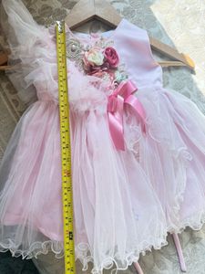 Pink Floral Party Dress