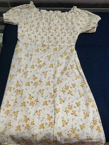 Midi Length Off Shoulder Dress No Coin New