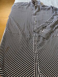 Striped Button-Down Top