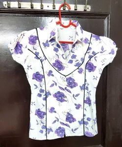 Floral Print Top💙 pure cotton 💚