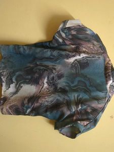 Printed Blazer