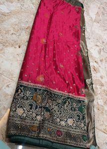 pashmina silk saree