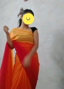 Ombre Saree